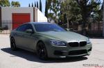 BMW M6 Gran Coupe in Matte Military Green by Impressive Wrap 2016 года